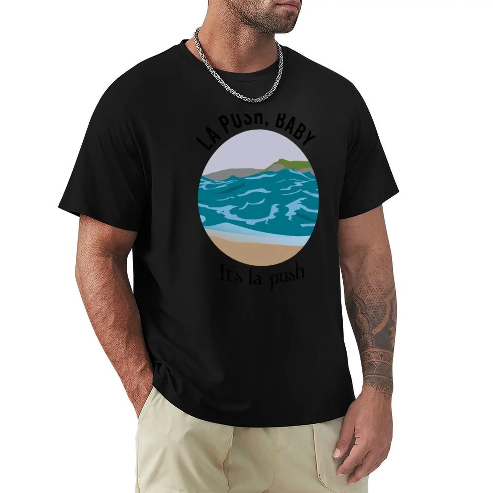 

La push baby T-Shirt Casual Fashion Short Sleeve Cotton T-Shirt