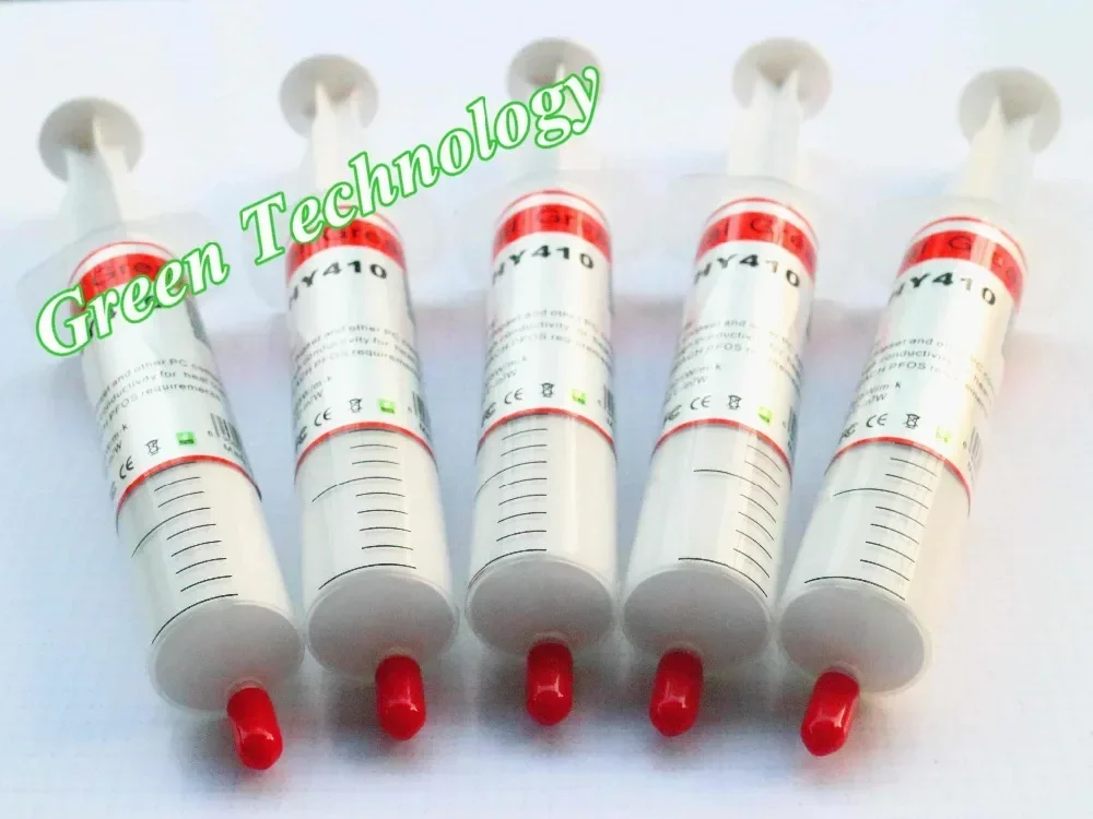Free Shipping 30g White Thermal Grease Heatsink Compound Paste For CPU GPU VGA 5PCS Best cooling effect