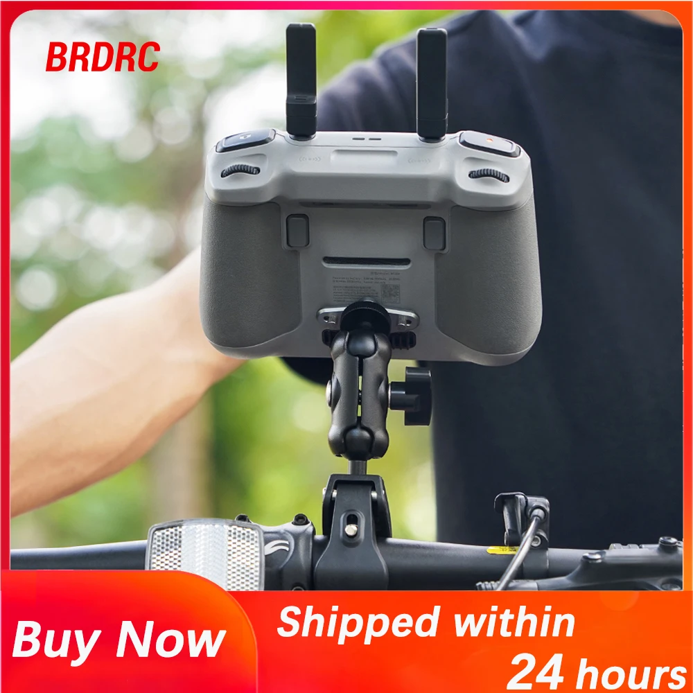 Bike Holder Mount for DJI RC 2/RC Remote,  Motorcycle Handlebar Mount for DJI Mini 3/4 Pro/Air 3S/2S Mavic 3/4 Pro Accessories