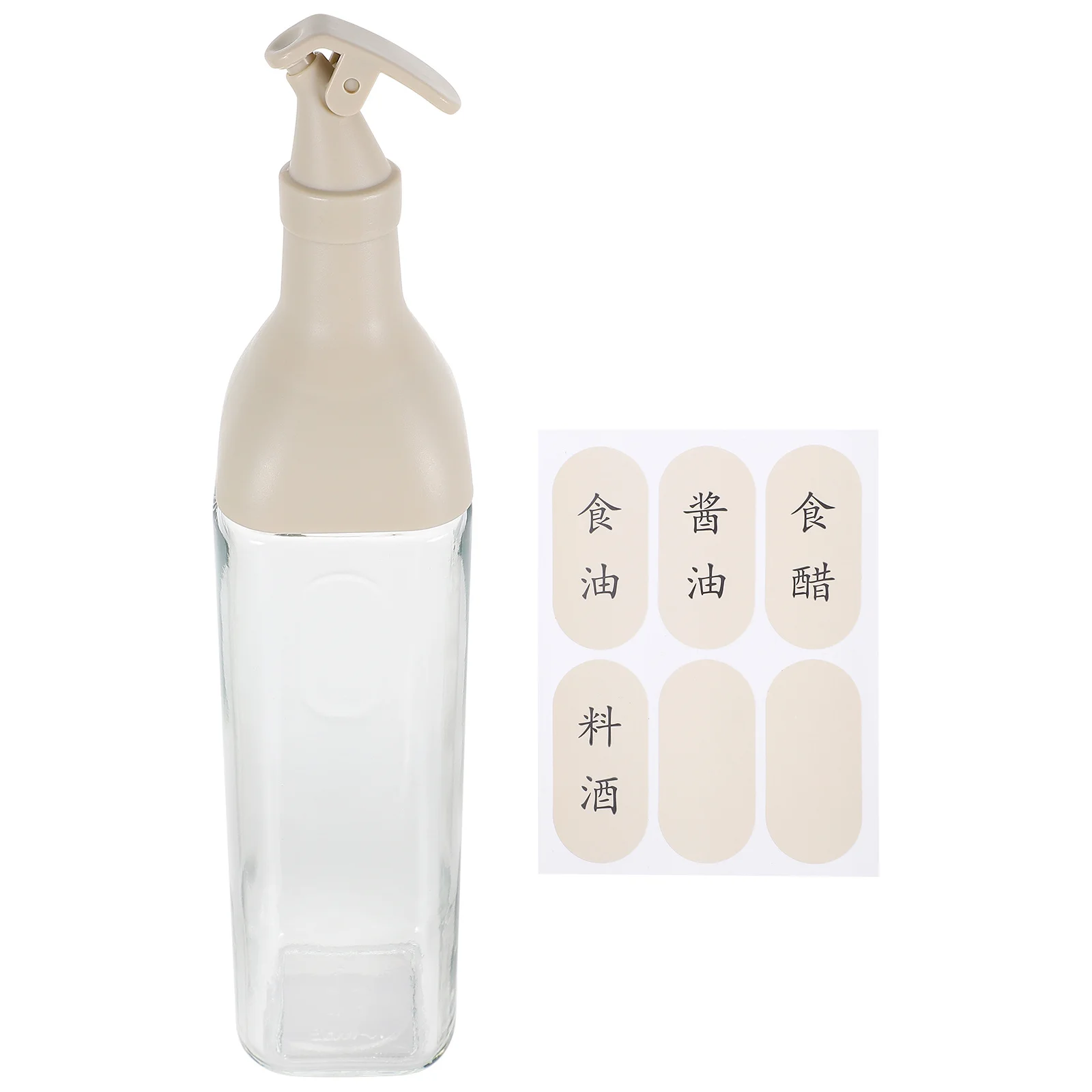 1 قطعة زجاجة زيت أوتوماتيكية 500 مللي موزع توابل زجاجي حاوية زيت منزلية مانعة للتسرب وعاء توابل قابل لإعادة الملء #2