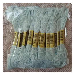 10 قطعة/LOL مجموعة عبر غرزة موضوع التطريز الخيط للمبتدئين Craft بها بنفسك الحرفية سوار Craft8M Skein لا تكرار قوس قزح 3753- #1