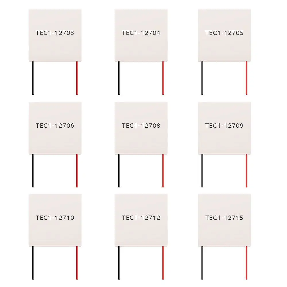 TEC1 12703 12704 12707 12705 12706 12708 12709 12710 12712 12715  12V 6A TEC1 12706 Thermoelectric Cooler Peltier DIY TEC1 12715