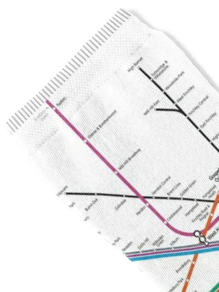 Mappa AllRail di Londra Calzini nuovi calzini firmati da uomo e da donna