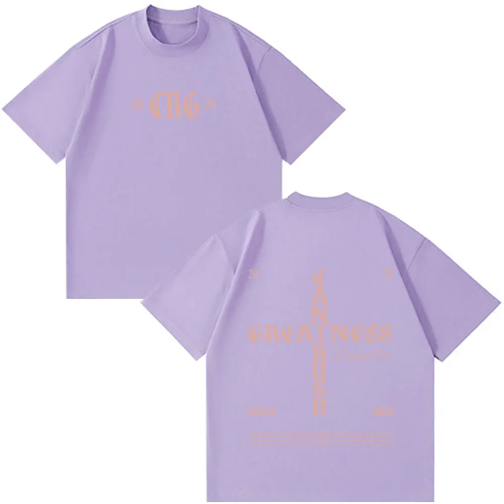 تي شيرت Central Cee Can't Rush GREATNESS World Tour 2025 تي شيرت هيب هوب بأكمام قصيرة تي شيرت كبير الحجم للرجال والنساء تي شيرت على الموضة #6