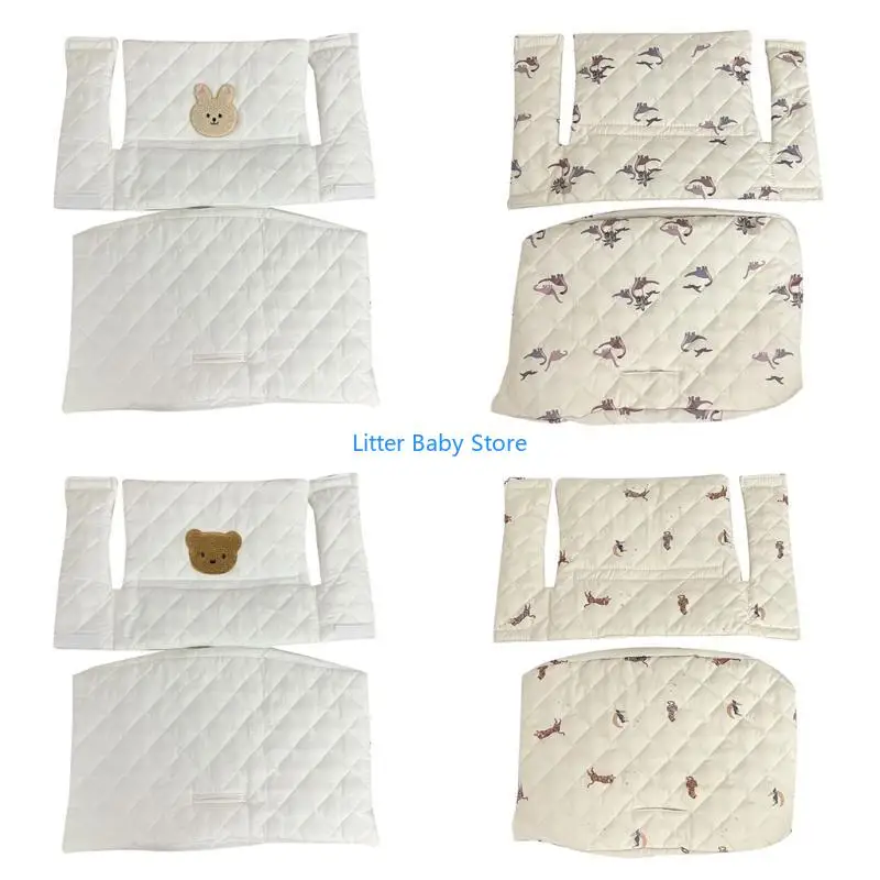 N80C كارتون طباعة كرسي طعام للأطفال وسادة مقعد بطانة حصيرة وسادة وسادة تنفس