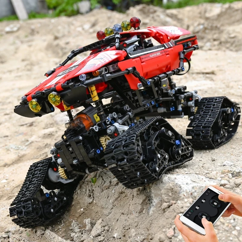 MOULD KING 18010 High-Tech Car Building Toys MOC RC Polar Exploer Model Truck Assembly Bricks Toys For Kids DIY Christmas Gifts