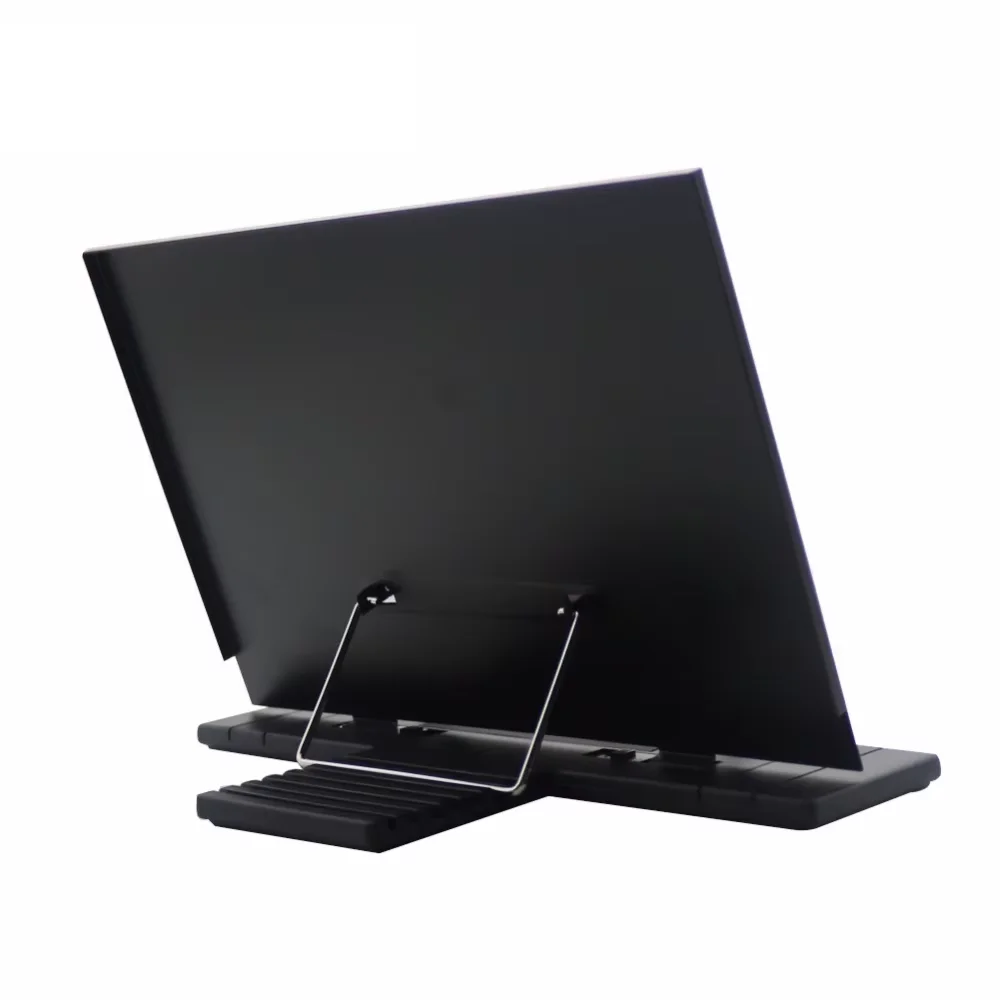 Portable Metal Reading Book Holder Adjustable Foldable Bookstand Music Score Cookbook Tablet Read Rack School Office Supplies