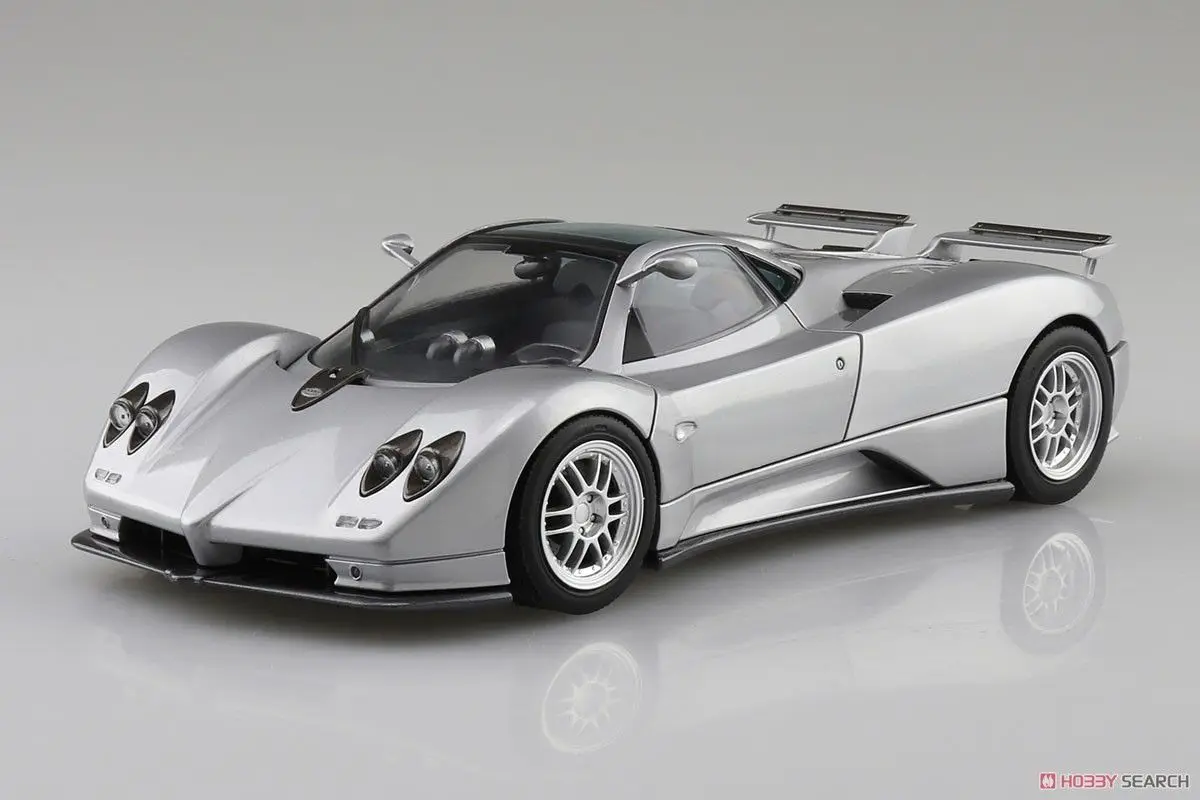 Aoshima 05602 Static Assembled Car Model Toy 1/24 Scale For Pagani Zonda C12S Supercar Car Model Kit