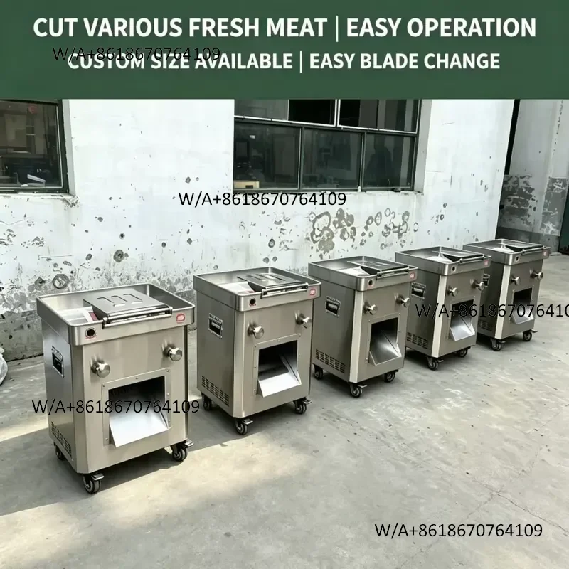 JiaYang Butchery Meat Cutting Machine Electric Meat Slicer Pork Beef Shredding Slicing Cube Cutting Machine