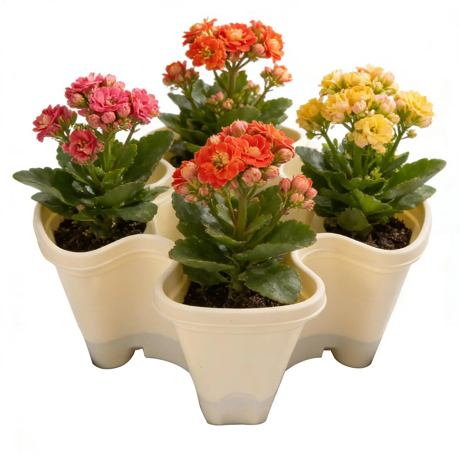 

Складной вертикальный цветочный горшок с противоскользящим покрытием и надежным дренажем для сада, двора, фермы, патио, балкона (для использования в помещении и на улице)