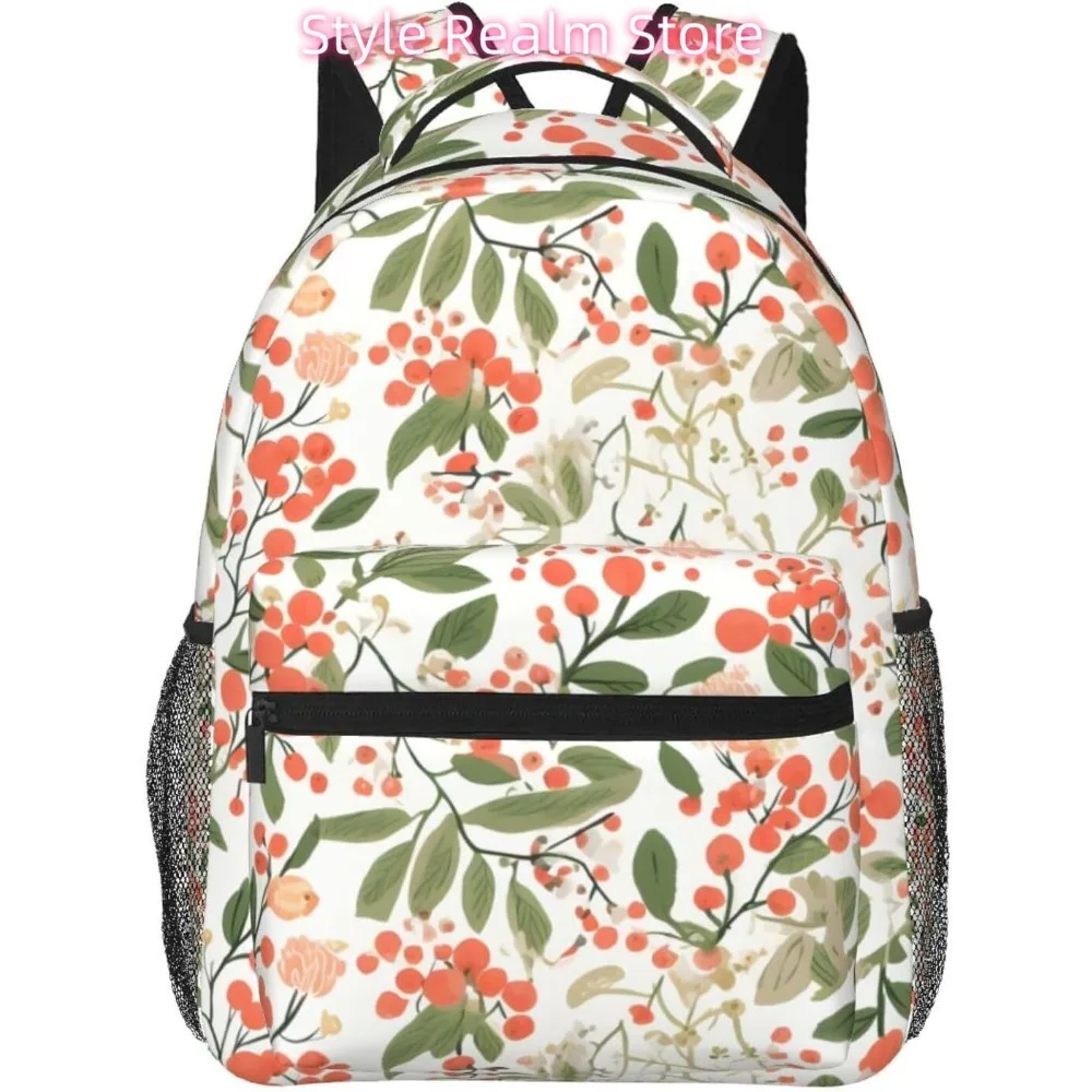 

Cute Funny Flowers Lightweight Laptop Backpack Lightweight Multipurpose Travel Casual Daypack Unisex College Backapcks for Men W