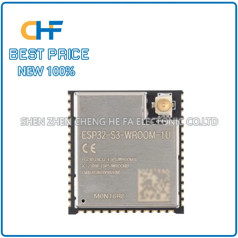 ESP32-S3-WROOM-1U-N16R8 SMD Wi-Fi 블루투스 5.0 16MB 32비트 듀얼 코어 MCU 모듈 새 제품 및 정품