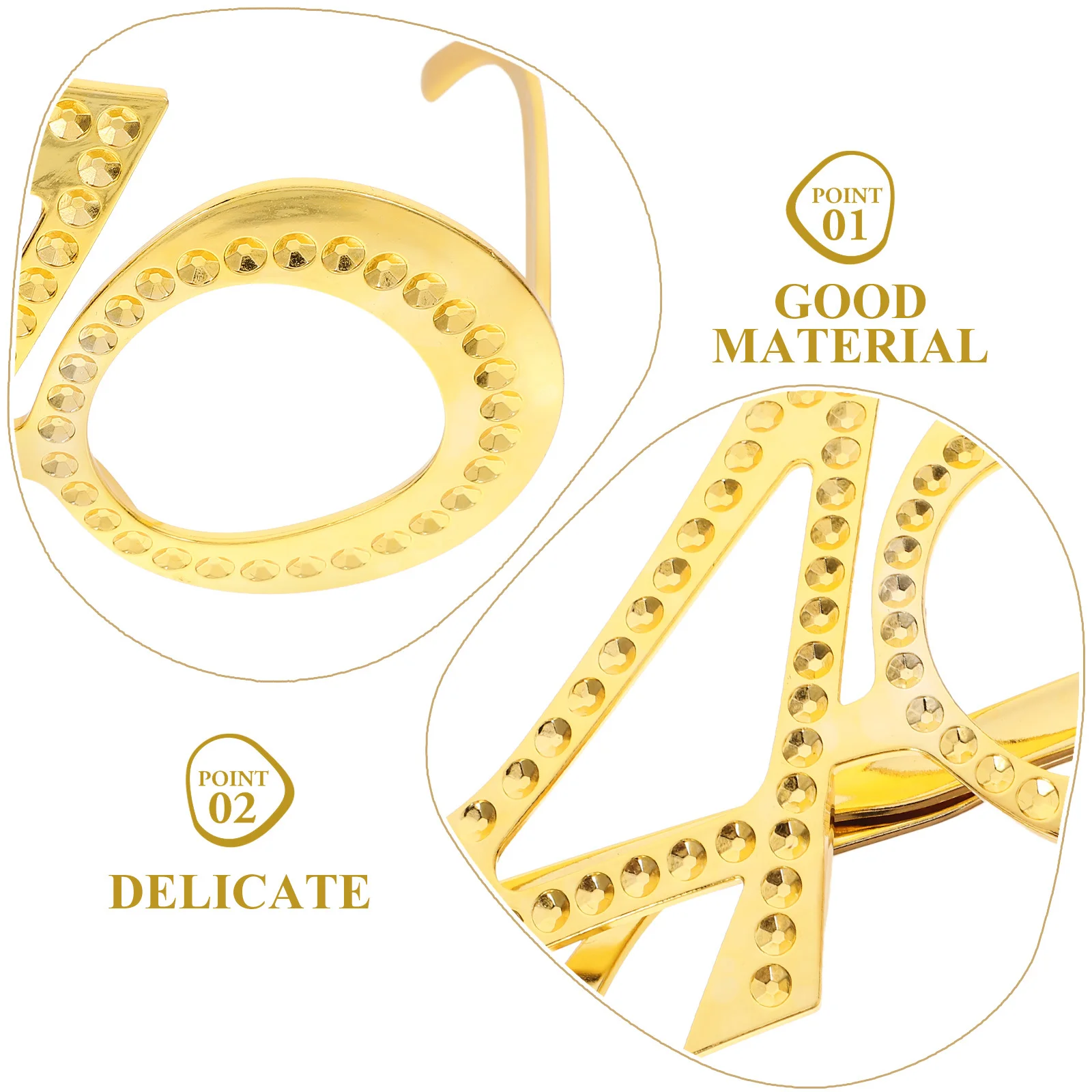 Gafas de 40 cumpleaños, 1 par de gafas novedosas de plástico, montura elegante para adultos, accesorios para fotografía de fiesta, gafas de sol divertidas para disfraz