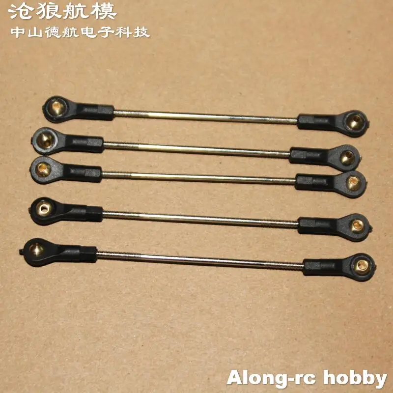 RC Vliegtuig Vliegtuigen Reserveonderdeel-5 stuks Stuurkogelgewricht met Stangkop Servo Linkage Duwstangkop voor RC Modellen Boot