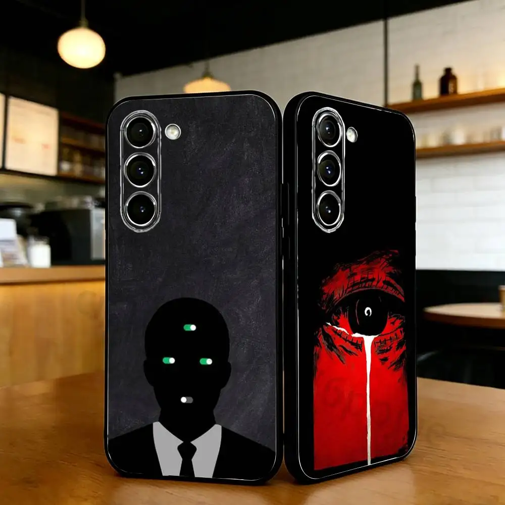 

Silent Shackles Phone Case For Samsung S20,21,22,23,24,25,26 Ultra,Plus,Lite,FE,Black Soft Case