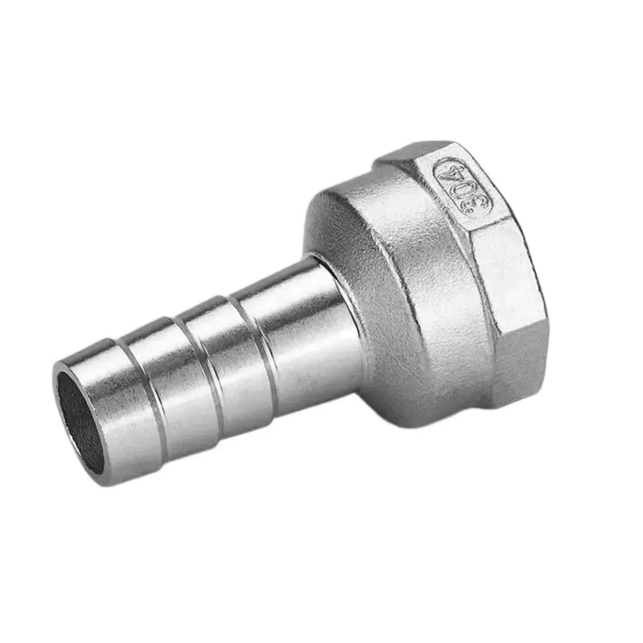 Hose Barb Tail 6/8/10/12/14MM SS304 Stainless Steel Pipe Fitting 1/8