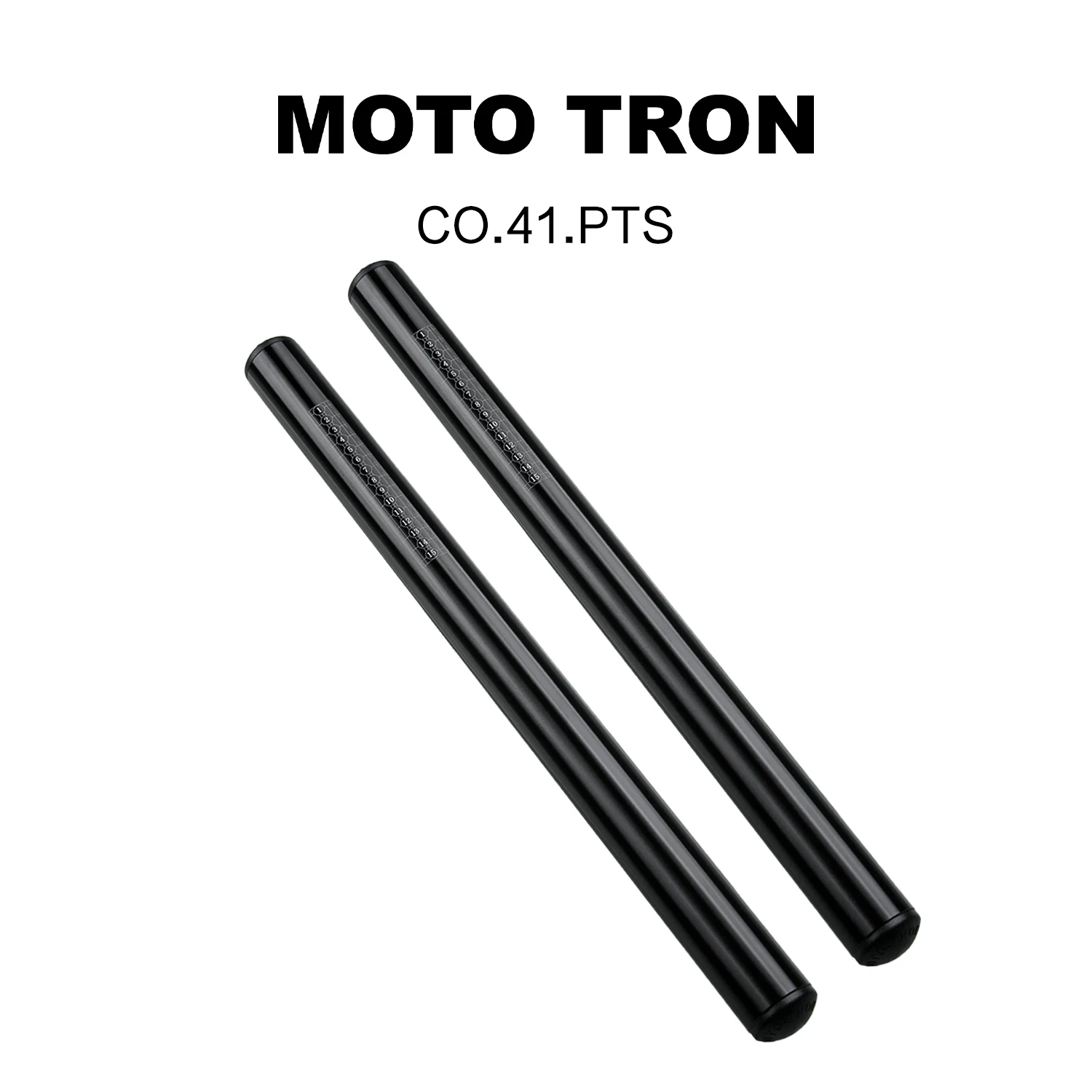 MOTO TRON CLIP-ON HANDLE TUBE 22.2mm X 280mm - Black - Pair