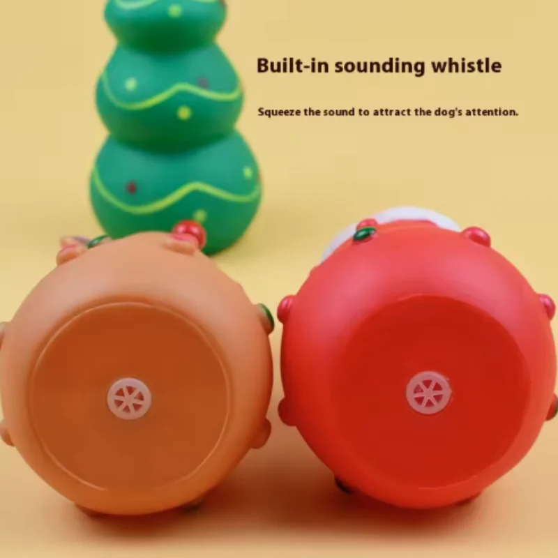 Bissfestes, quietschendes Gummispielzeug für Hunde, Latex-Kauspielzeug in Tierformen für die Schallherstellung von Welpen, Heimtierbedarf für Hunde – Detail 12