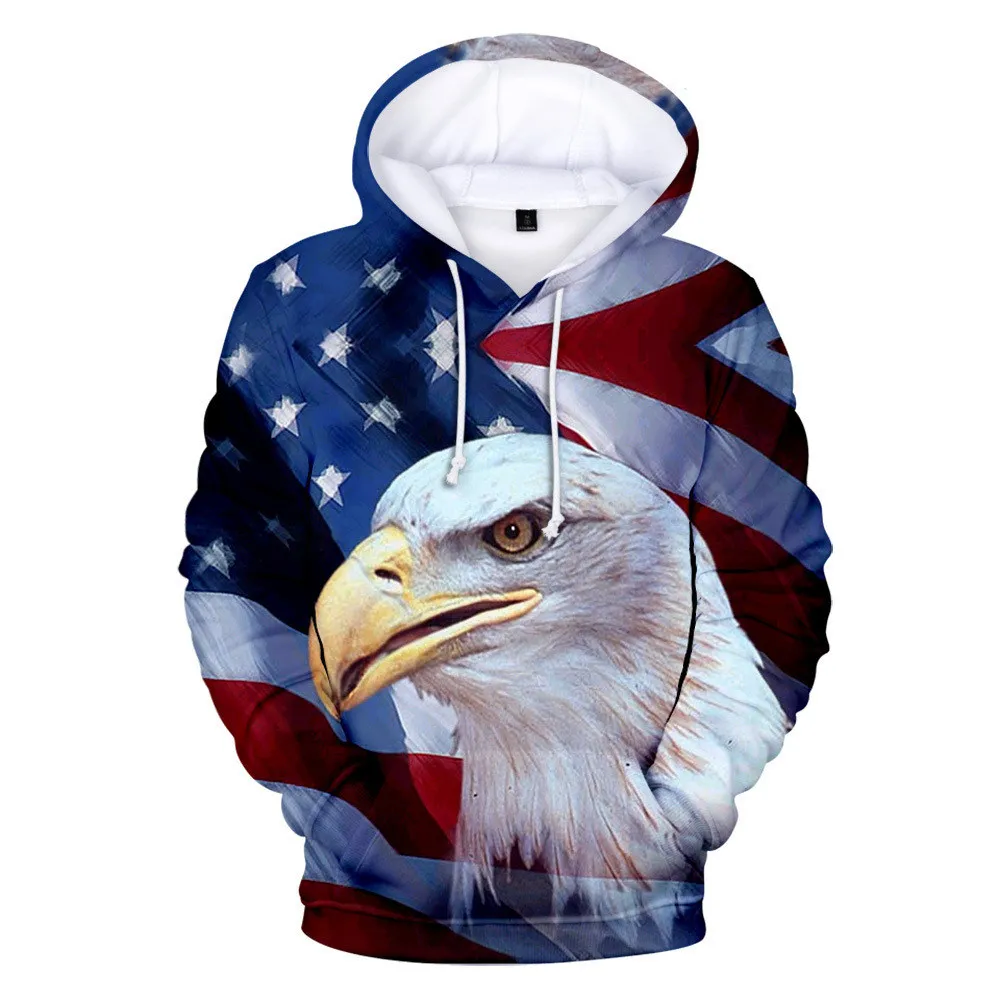 New Fashion Design Men/Women Hoodies US Flag Athletic Hoodie Bodybuilding Tactical Sweatshirt American Patriotic USA Jacket