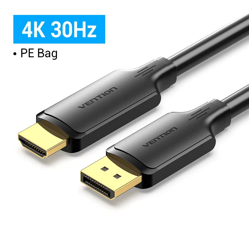 Adattatore DisplayPort A HDMI 4K – Supporta 3840x2160 A 60Hz | Plug&Play Per PC, Monitor E Proiettori