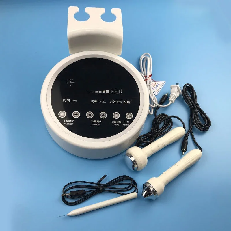 

638F-1 Ultrasonic Importer, Facial Import and Export Machine, Spot Scanner, Freckle Removal Beauty Device 15W 110-220V