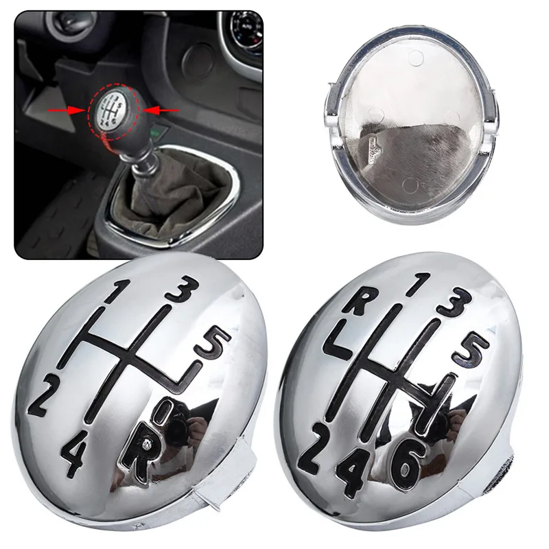 5/6 Speed Car Gear Knob Cap Cover Shift Lever Head Cover For Renault Clio Twingo Scenic Megane II 1996-2011 Gear Shift Knob