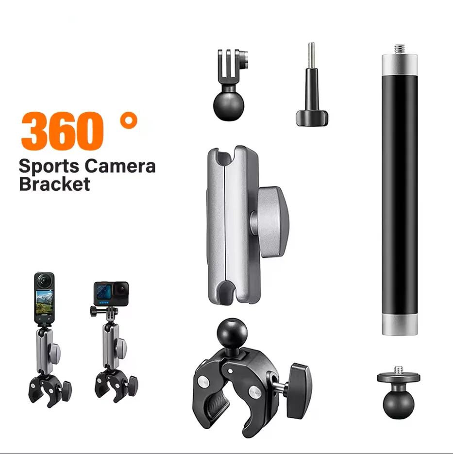 �y�Z�[�����z���j�o�[�T���o�C�N���]�Ԏ��B��_�z���_�[�}�E���g�u���P�b�g GoPro Insta360 X5 X4 air x4 DJI OSMO Action 6 5 Pro 4 3�Ή�