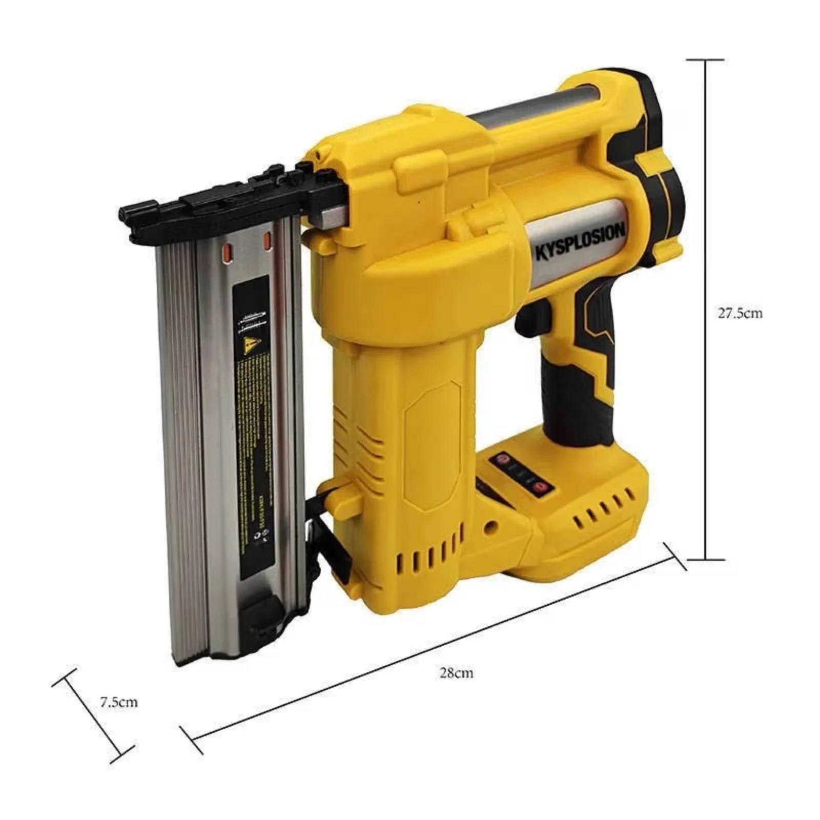 Pistola chiodatrice/cucitrice elettrica senza spazzole portatile multifunzionale 10-50MM senza fili 2 in 1 con chiodi per batteria Dewalt 20V