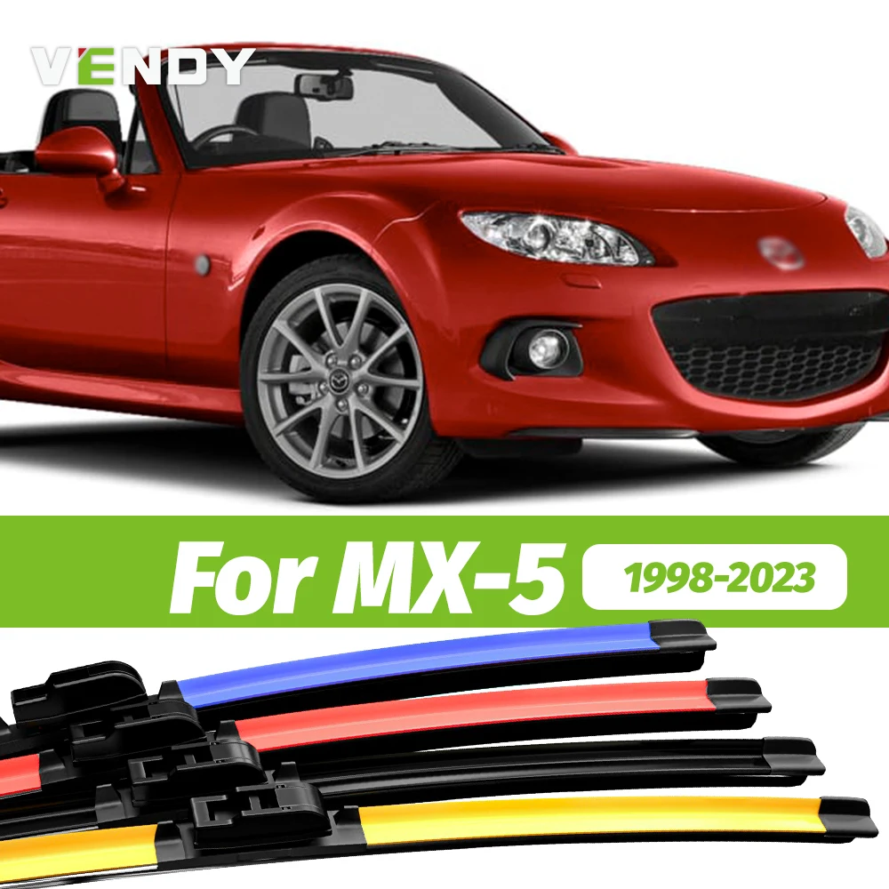 2 uds limpiaparabrisas delantero limpiaparabrisas para Mazda MX-5 MX5 NB NC ND 1998-2023 2018 2019 2020 2021 2022 2023 2024