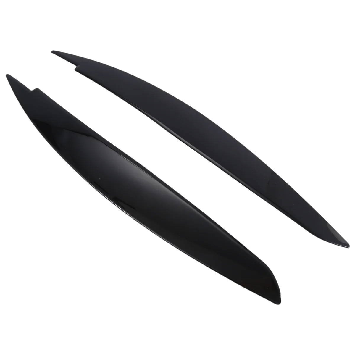 Copriocchi per fari auto palpebre nere sopracciglia Trim ABS per BMW serie 1 E87 E88 E81 E82