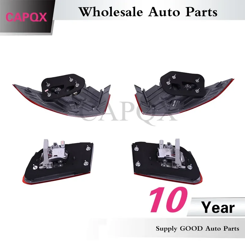 CAPQX 4PCS/set  High quality LED rear taillights FOR HONDA SPIRIOR 2013 2014 For Europe ACCORD CU2 Rear BrakeTail Lights Lamp