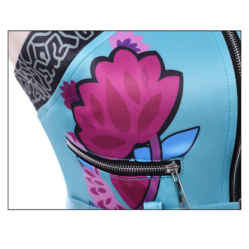 Disfraz de Anime KPop Demon Hunters para mujer, disfraz de Zoey, trajes de juego de rol de fantasía, anillo, traje de fiesta de Carnaval y Halloween