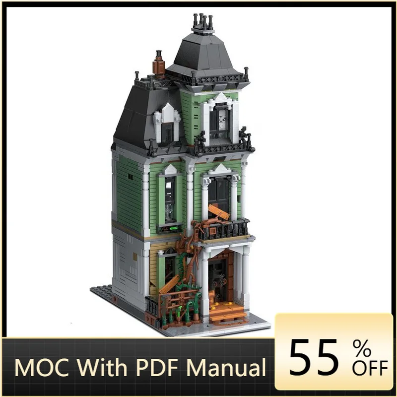 

1449 PCS MOC Customize Zombie House Modular Building Blocks Bricks Technology Educational Assembly Toys Birthday Christmas Gifts