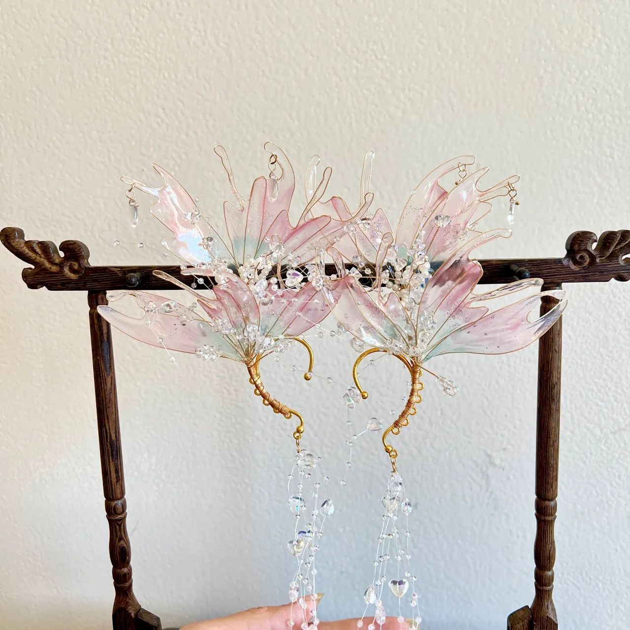 Super Pearlพู่หูแขวนหวานอารมณ์Minority Design Senseต่างหูแฟชั่นElegantคุณภาพสูง