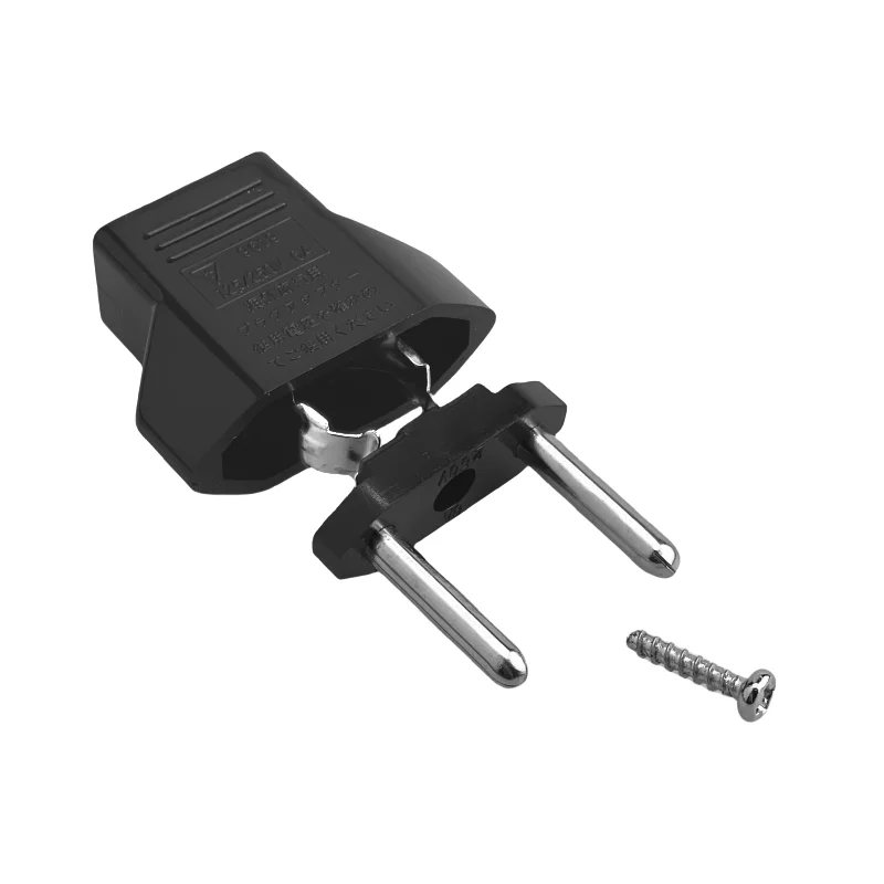 US/EU Socket US To EU Plug Adapter 2pin 4.0mm Euro Travel Adapter EU To US Plug Power Adapter Converter Electric Outlet