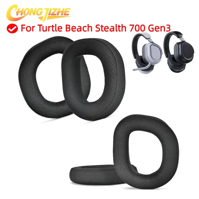 

1 Pair Replacement foam Ear Pads pillow Cushion Cover for Turtle Beach Stealth 700 Gen3 Headphone Headset EarPads repair parts，