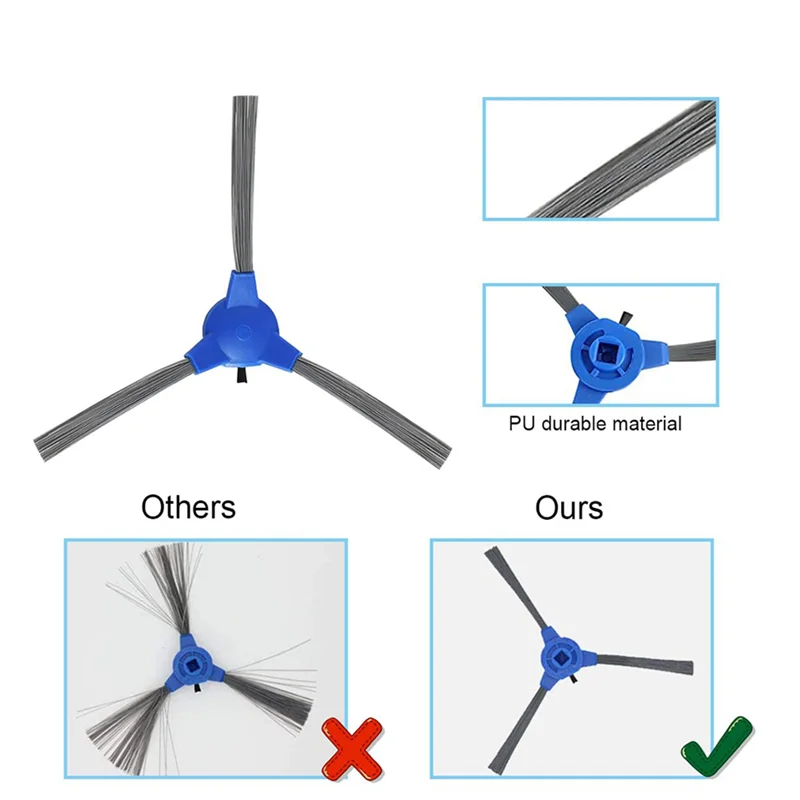 2Set Replacement Parts Accessories Kit For Eufy Robovac 11S 12 30C 15T 15C 35C Robotic Vacuum Cleaner-Y48A