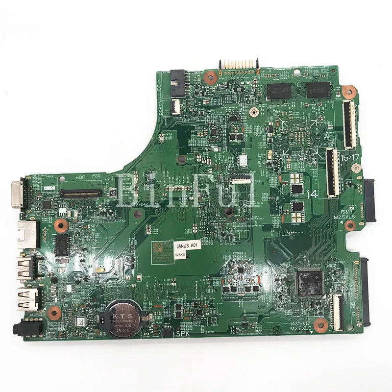 CN-0TY9CH 0TY9CH TY9CH For Dell 3440 Laptop Motherboard 13302-1 With SR23X I5-5300U CPU N15V-GM-S-A2 100% Full Tested Good