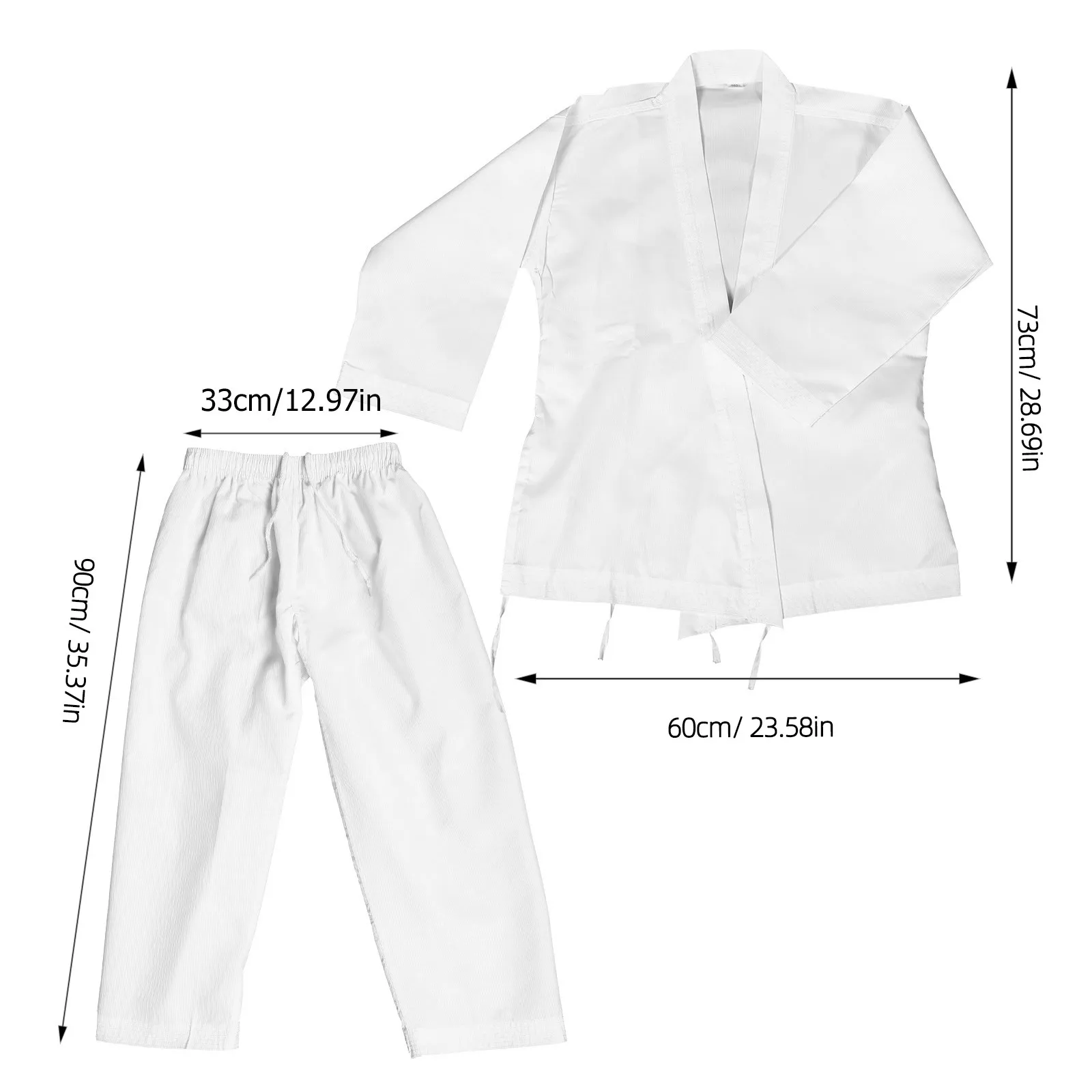 1 set Cotton Karate Taekwondo Belt Martial Arts Training Waist Halloween Christmas New Year Karate Suit Karate Outfit Uniform
