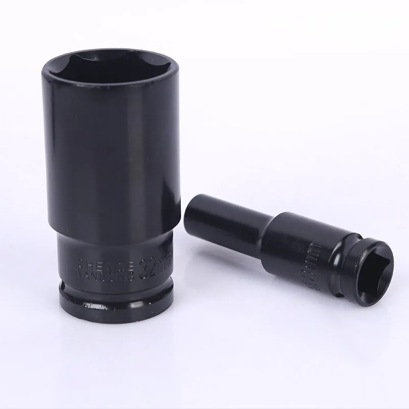 Cabezal de vaso de Impacto Profundo de 78mm, llave de trinquete hexagonal métrica de 1/2 pulgadas, electroforesis, prevención de óxido para