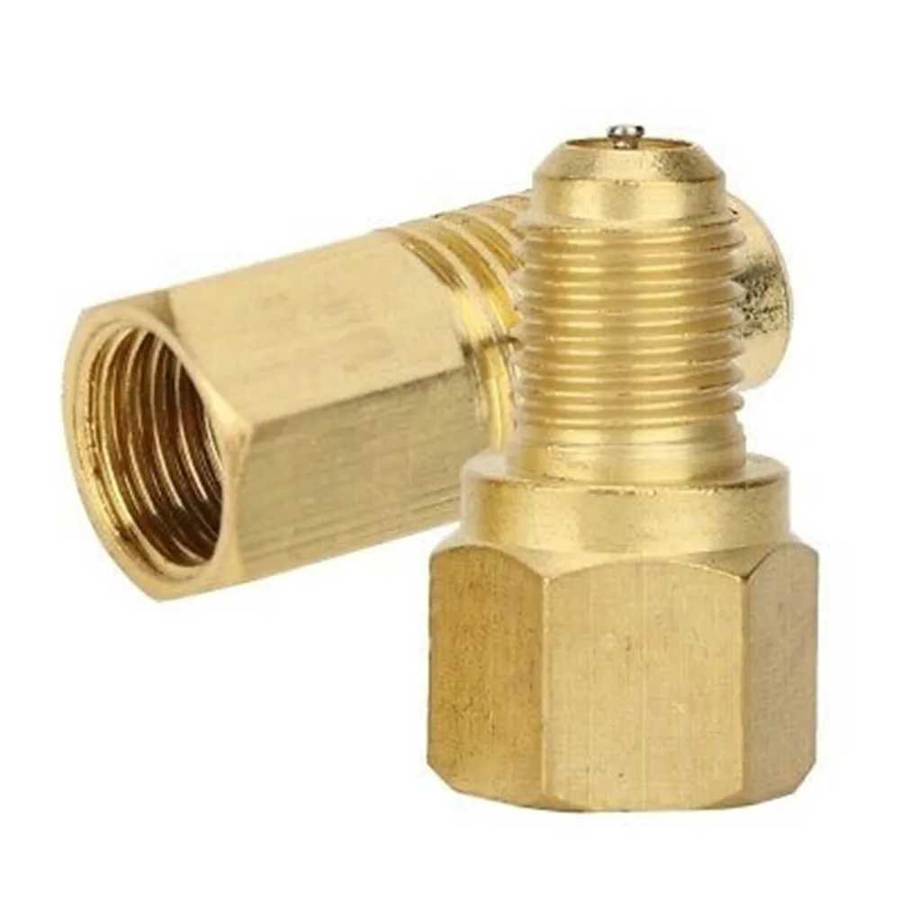 

New Practical Quality R1234yf Adapter R134a 1/2” ACME LH 1/4” SAE Charging R12 Removable Repairing Solid Brass