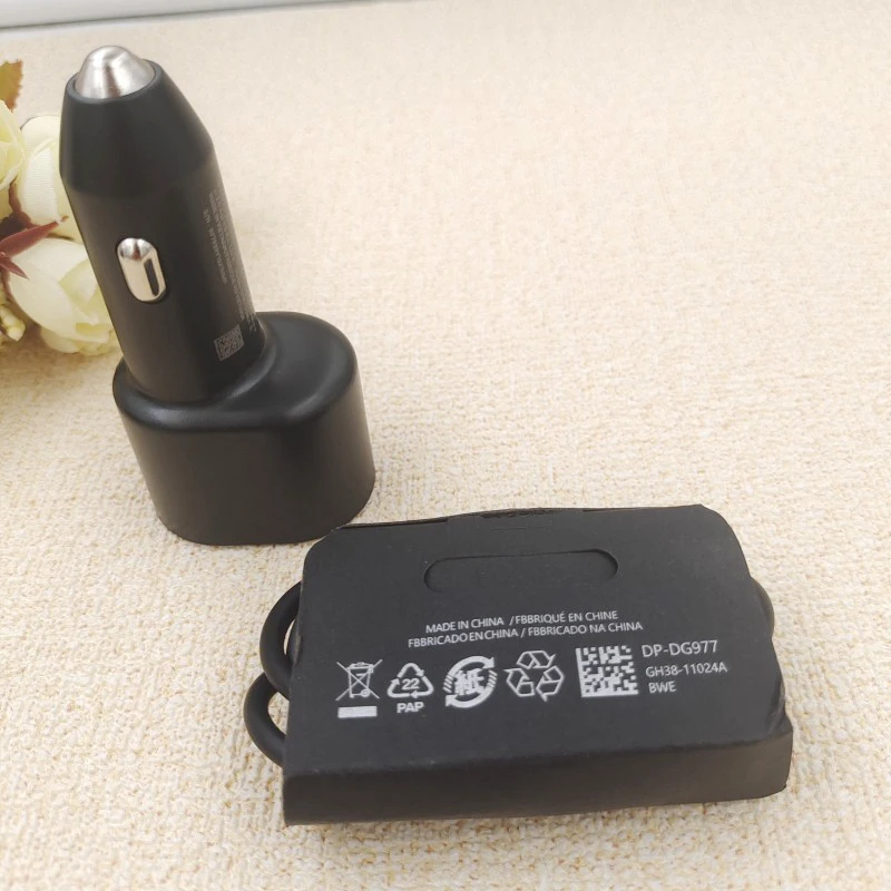 60W Samsung USB Type C Car Charger PD Super Charging Galaxy S25 S24 S23 S22 Ultra A55 A54 A35 45W/15W Dual Ports Charger in Car - náhled 2