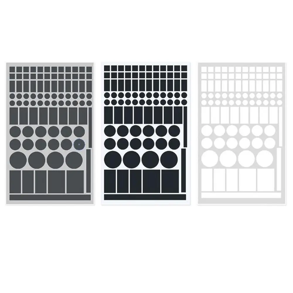 Led Covers Block Light Dimming Stickers Easy to Use Black Color Blackout Stickers Great Adhesion Strength Shading Avoid Glare