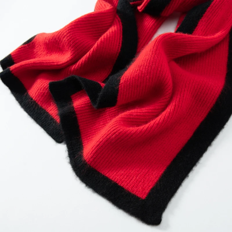 KOIJINSKY New Cashmere 160*26 Women in spring, autumn and winter, soft warm needle knitted scarf