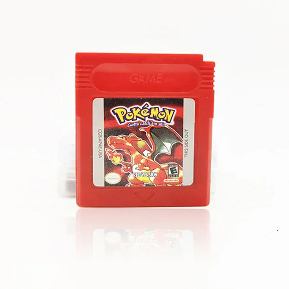 Karta Pokemon GBC 16-bitowa karta do gier wideo Karta konsoli do Gameboy Kolorowa gra klasyczna Zbieraj kolorową angielską wersję