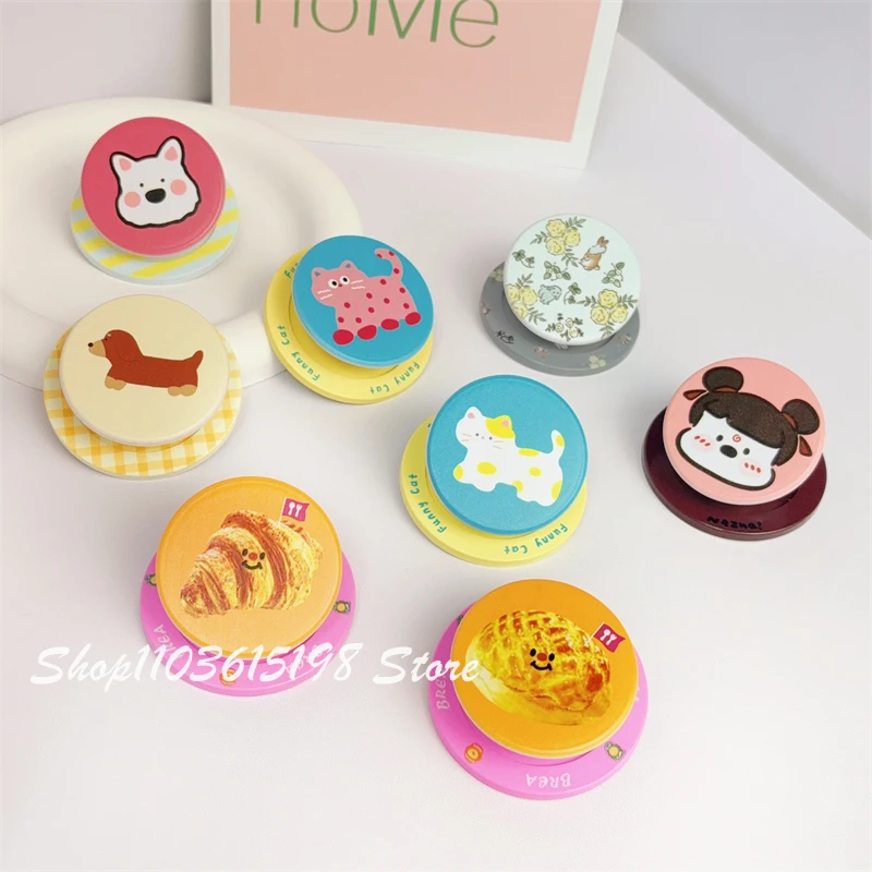 

Корейский милый мультяшный кот, собака, магнитный держатель для телефона Griptok, подставка для телефона, универсальная подставка для iPhone, для Magsafe, кольцо для телефона, ручка Tok