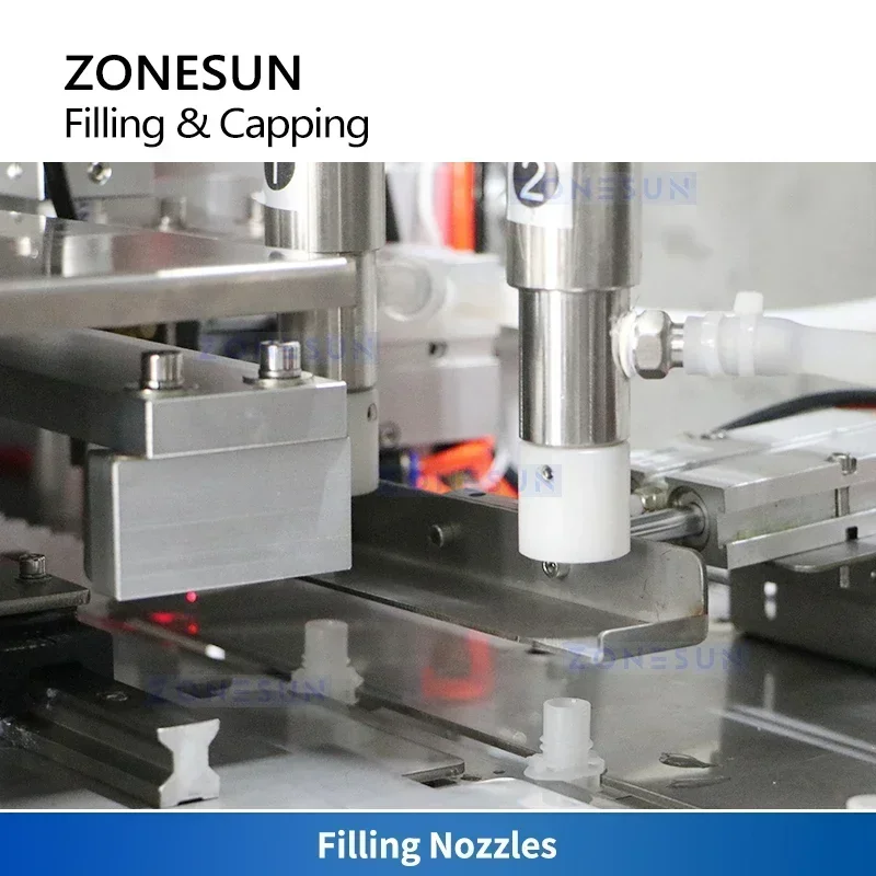 ZONESUN 自動スパウトパウチ充填・キャッピング機 スタンドアップパウチ ドイパック ノズルバッグ包装 磁気ポンプ ZS-ASP2