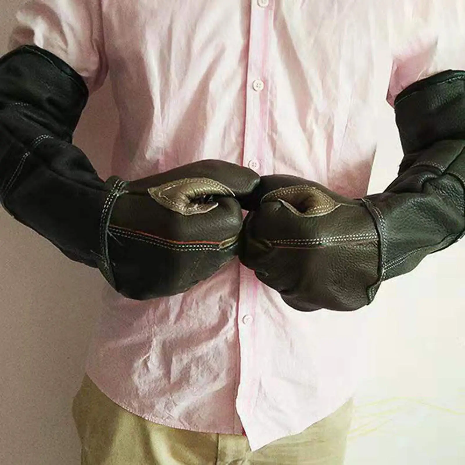 60cm Animal Handling Gloves ,Anti-Scratch/Bite Protective Gloves, Training, , Bird Handling Falcon Gloves Grabbing