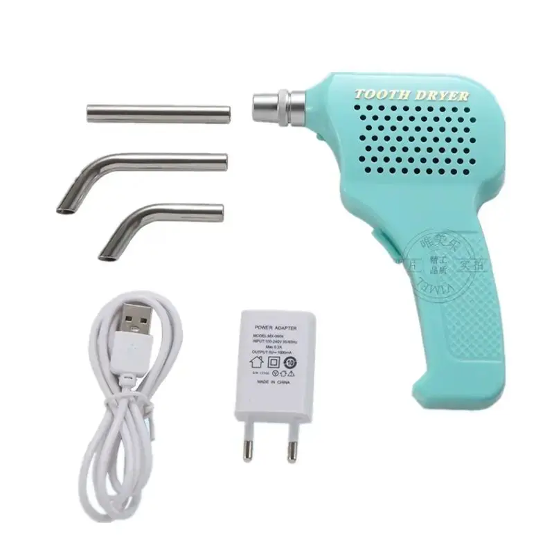 

Фен для полости рта и зубов со светодиодной подсветкой Мягкий воздушный охлаждаемый воздух с воздушным охлаждением USB-наполнитель для волос