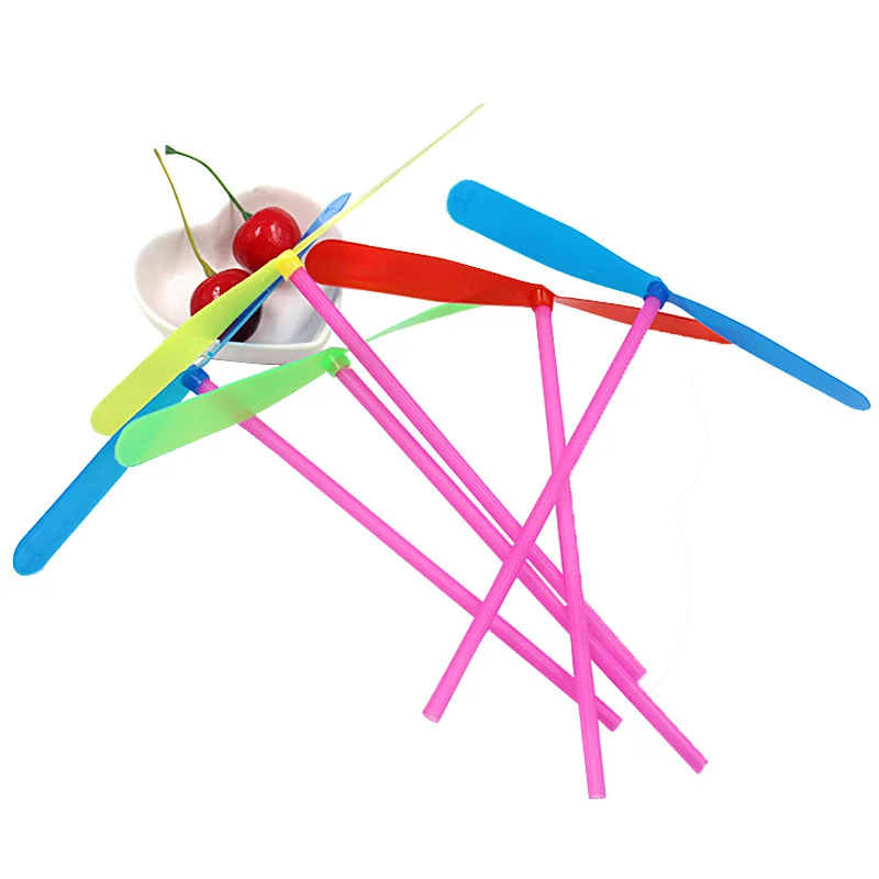 Whirl Copters Party Set [10-Pack] (Safe Soft Plastic+One-Spin Launch) Kids' Birthday Party Favors/Outdoor Game Toys